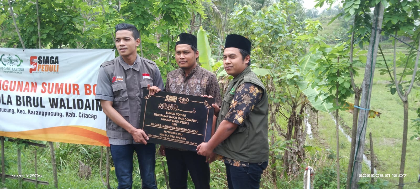 Peresmian Sumur Bor Musholla Birrul Walidain
