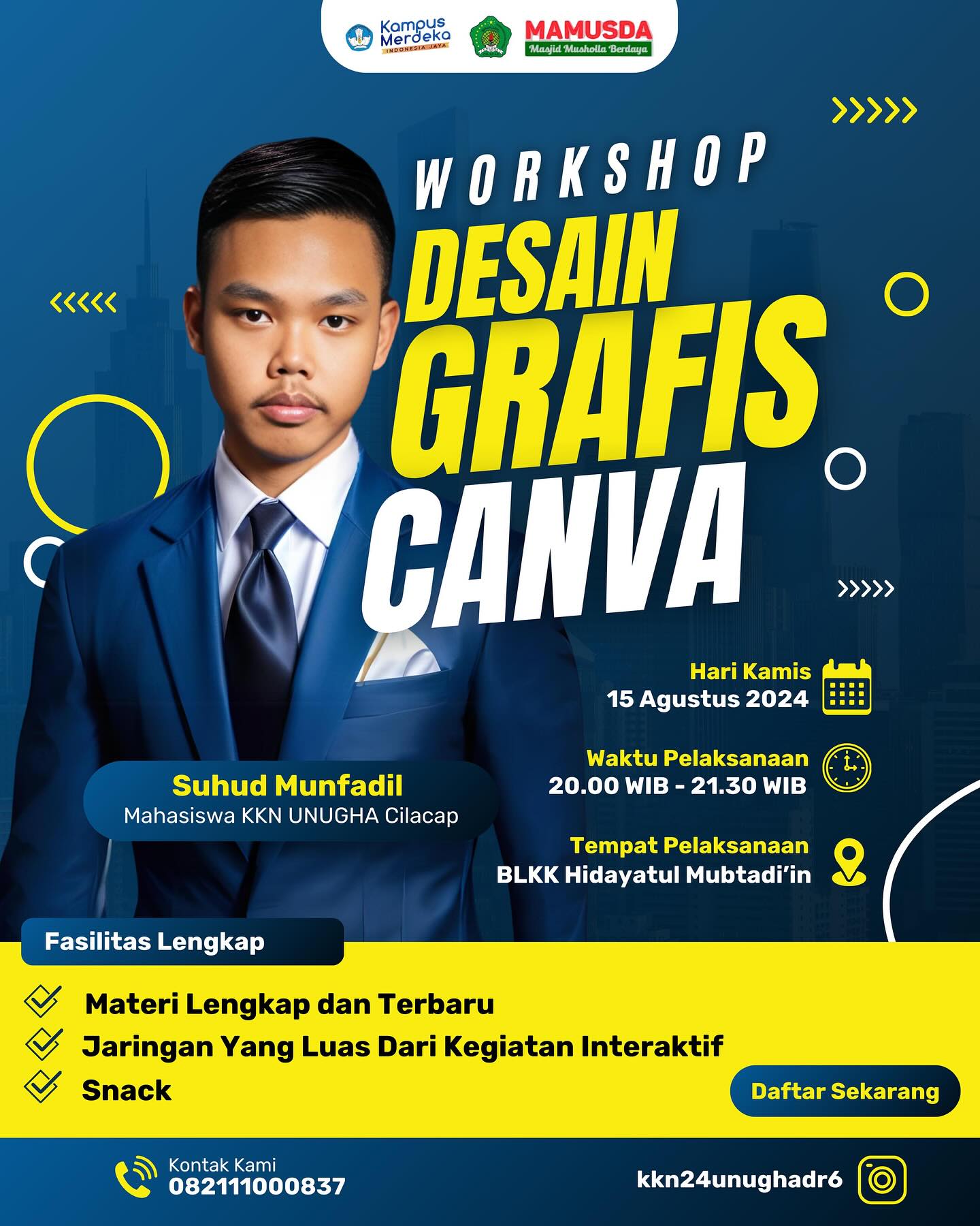 Workshop Desain dengan aplikasi Canva